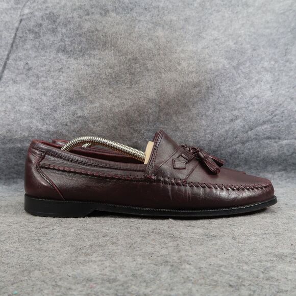 Stamati Mastroianni Shoes Mens 10 Tassel Loafers Moccasin Leather Classic Brown main image 15